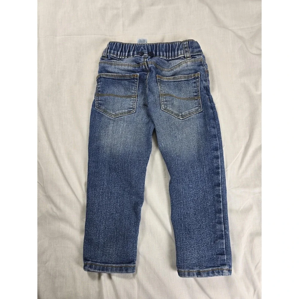 OshKosh B'gosh Jeans Toddler‎ Boys 2T Blue Denim Adjustable Waist Stretch